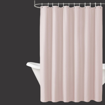 Embossed Fabric Shower Curtain Liner