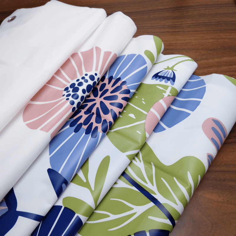 Floral Bathroom Curtains