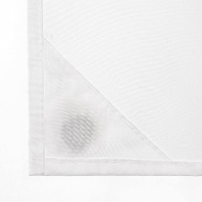 Rideau de douche sans crochets avec doublure à pression