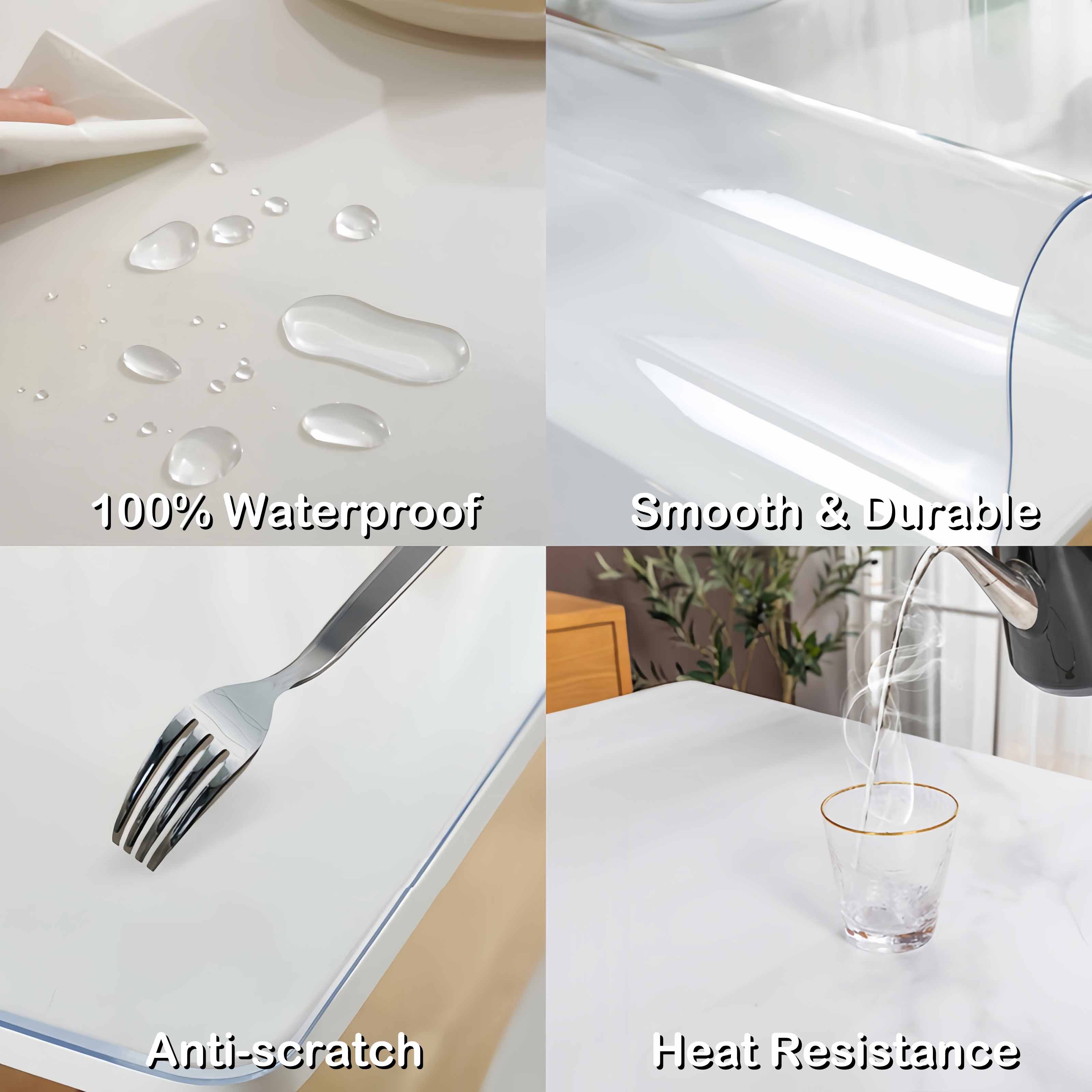 High Definition Transparent PVC Tablecloth High Definition Transparent PVC Tablecloth