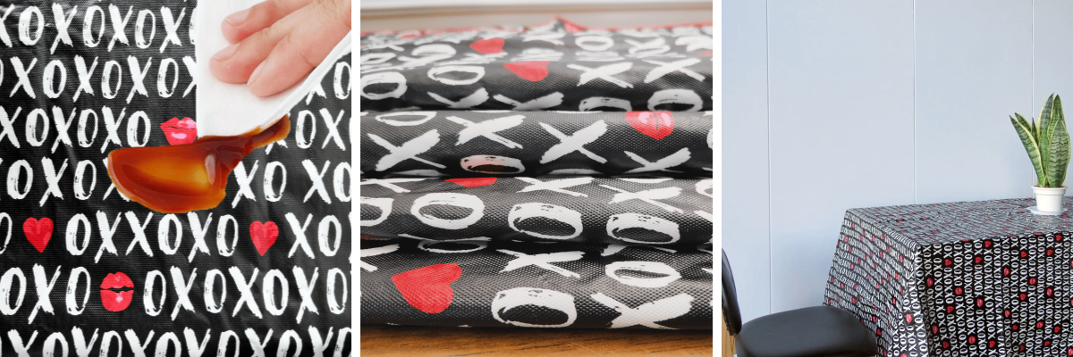 XOXO Love Vinyl Tablecloth XOXO Love Vinyl Tablecloth