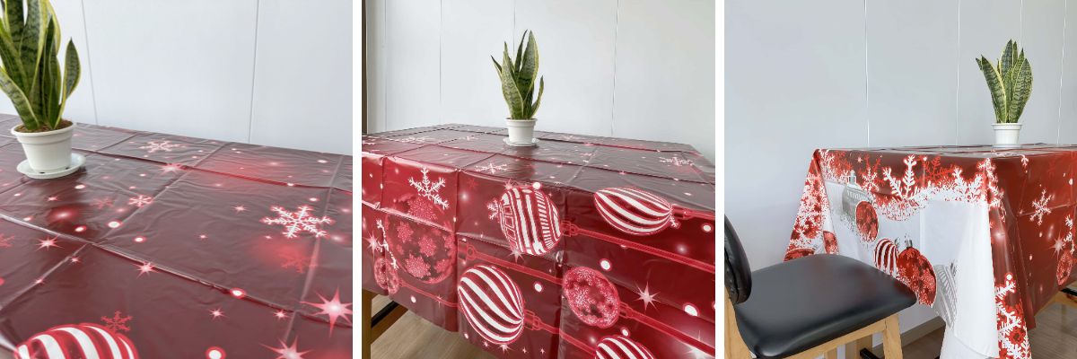 PE Red Tablecloth PE Red Tablecloth