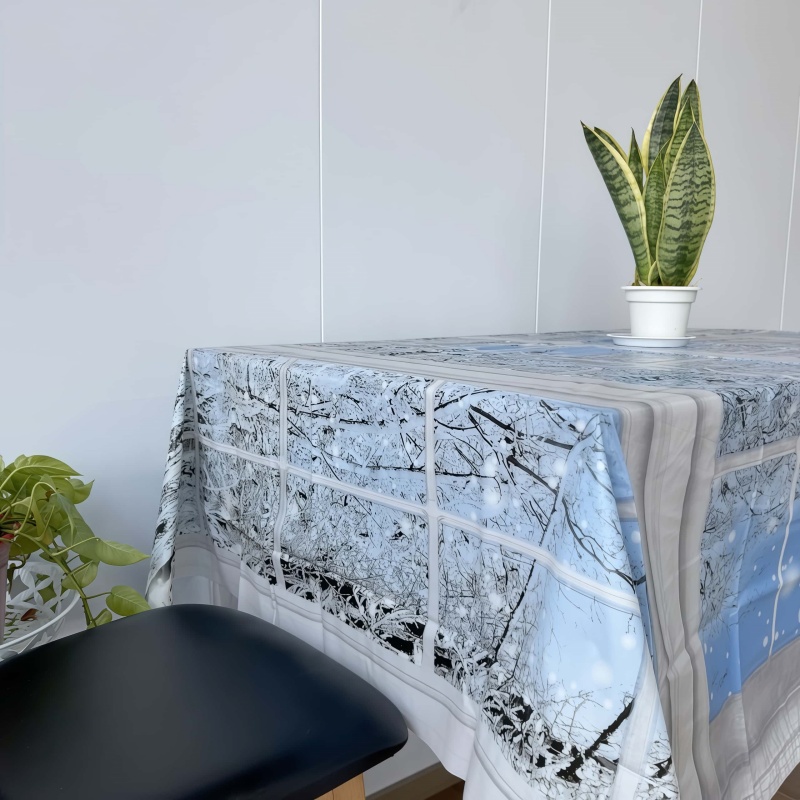 PE Blue Tablecloth