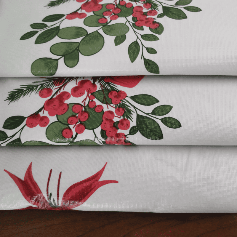 Botanical Flannel Tablecloth