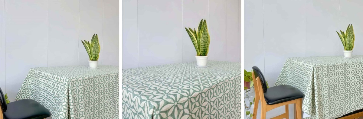 Nappe en vinyle vert