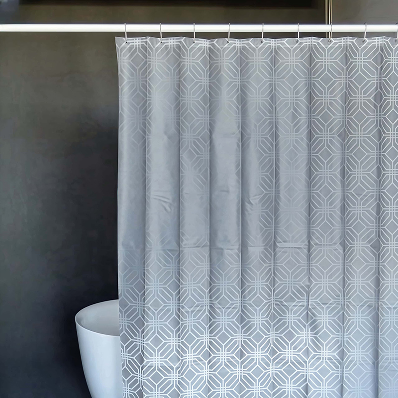 Regular Geometry Bathroom Curtain