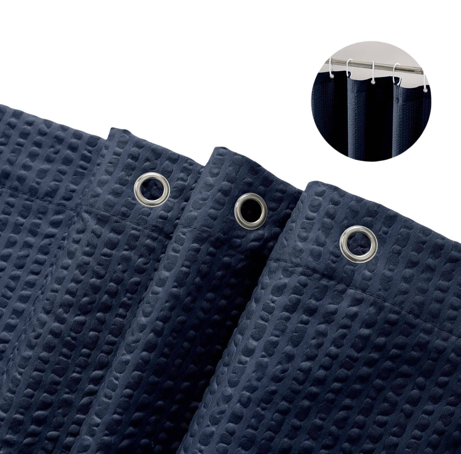 Waterproof 3D Embossed Shower Curtains