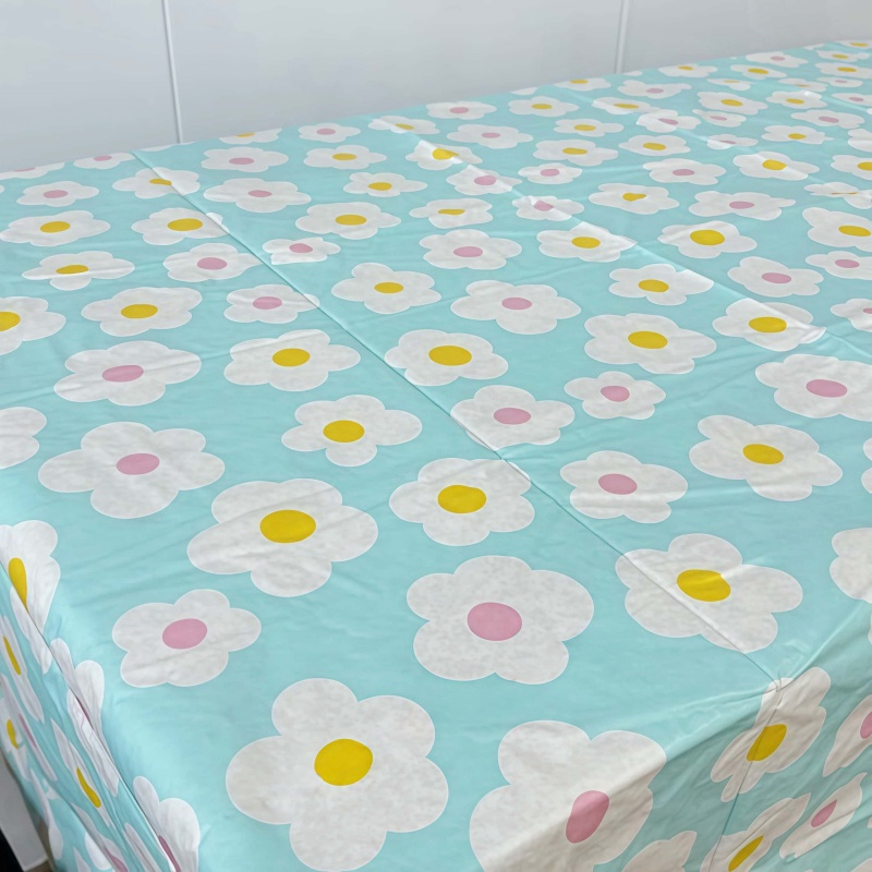 Vinyl Floral Tablecloth