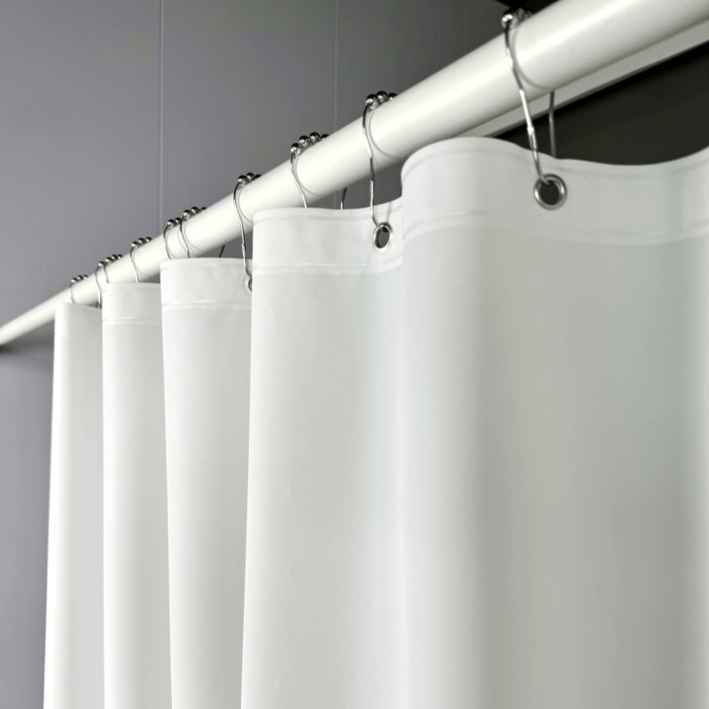PEVA White Shower Curtain Liner