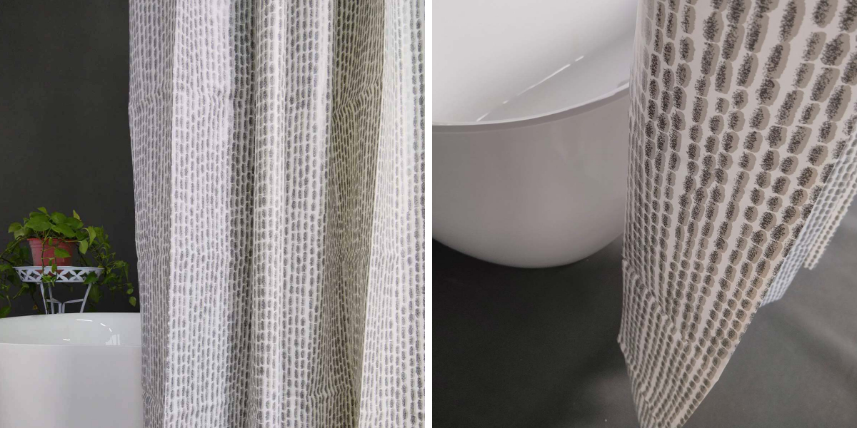 Vinyl Gray Bathroom Curtain Vinyl Gray Bathroom Curtain