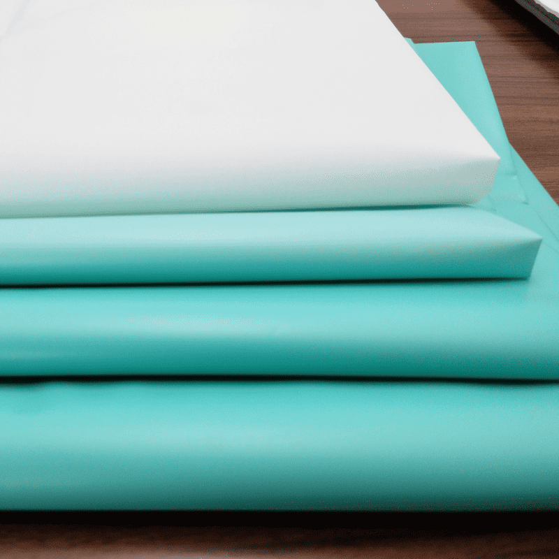 Vinyl Green Shower Curtain