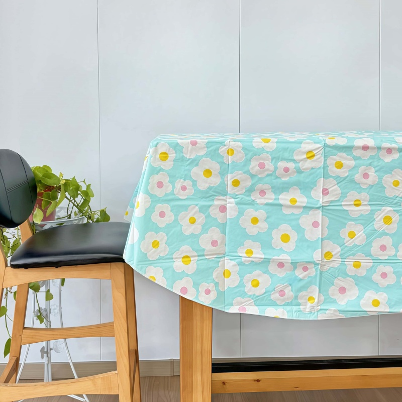 Vinyl Floral Tablecloth