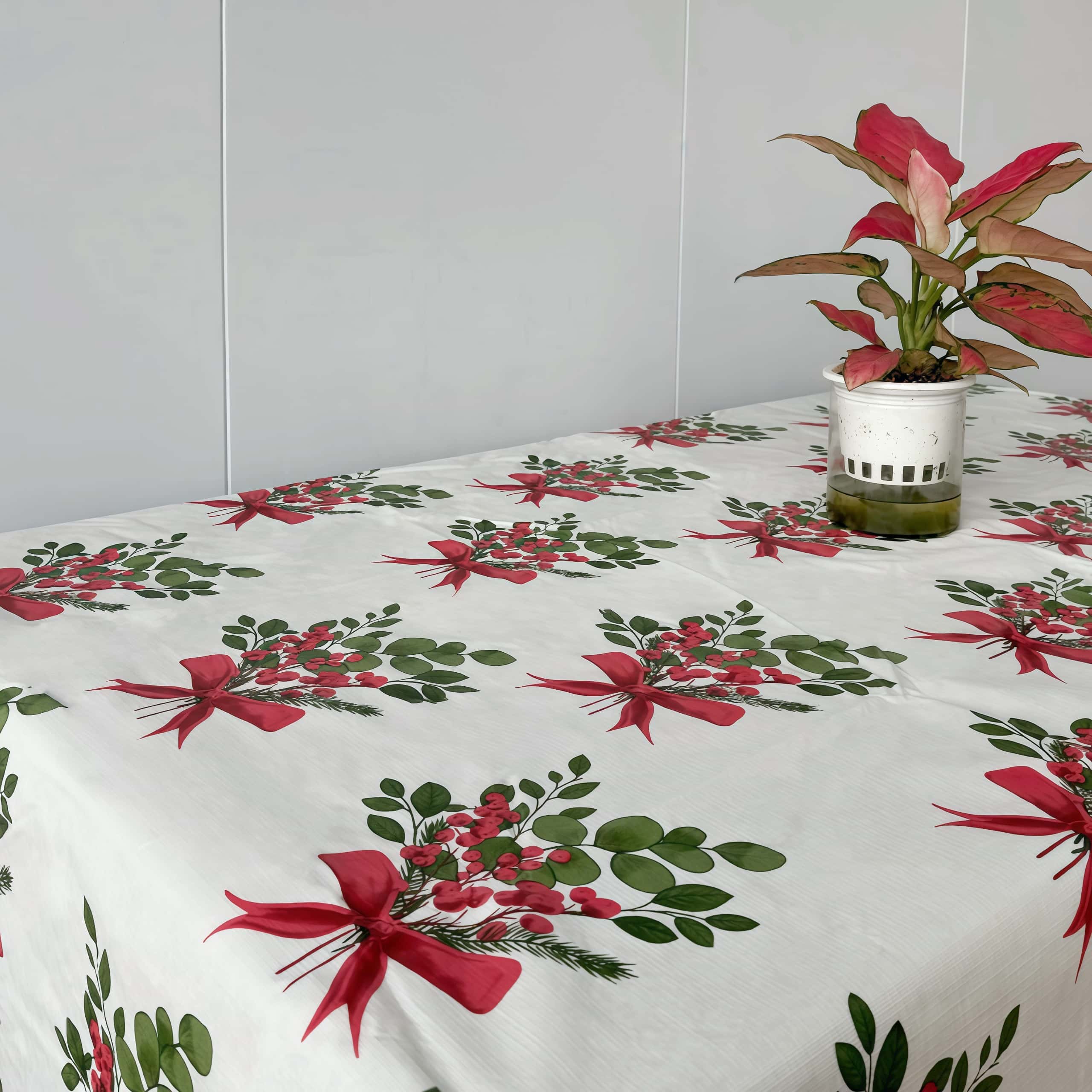 Botanical Flannel Tablecloth