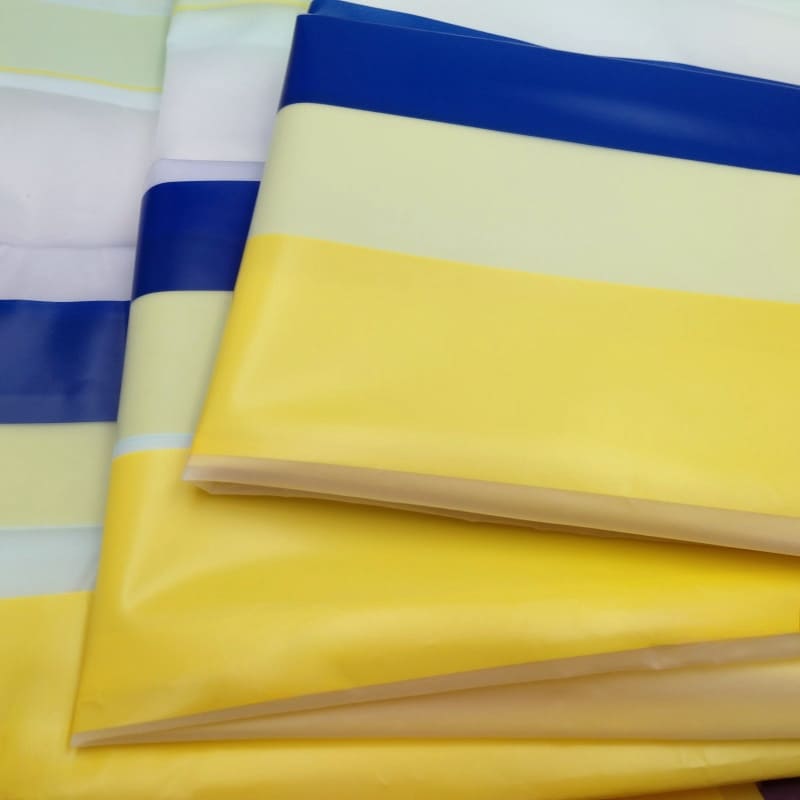PEVA Striped Shower Curtain