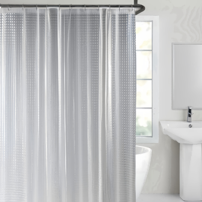 Clear Vinyl Shower Curtain