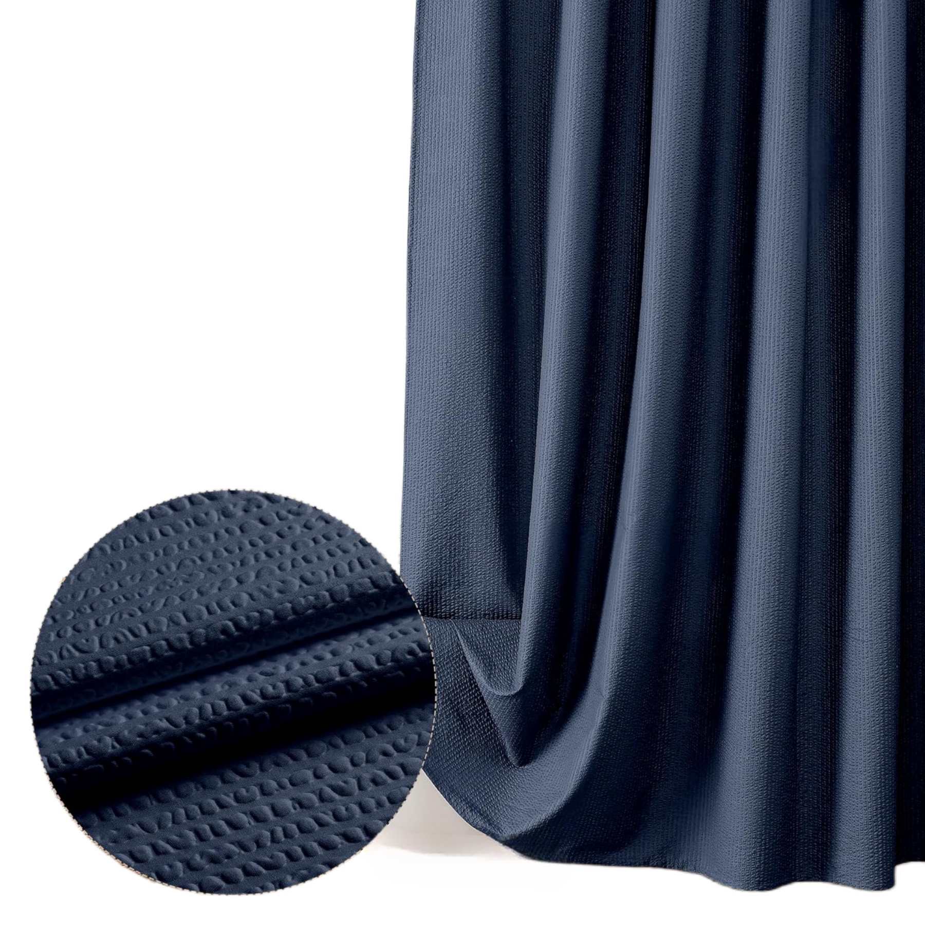 Waterproof 3D Embossed Shower Curtains