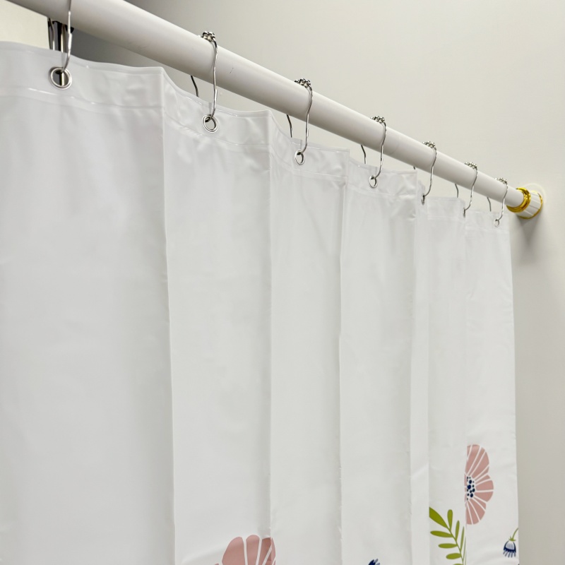 Floral Bathroom Curtains