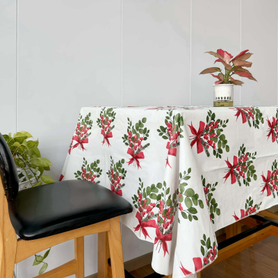 Botanical Flannel Tablecloth