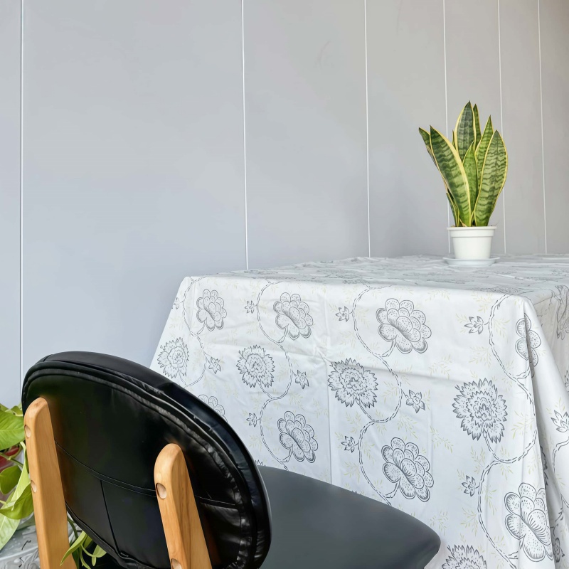 Light Vinyl Tablecloth