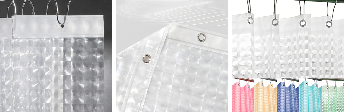 Clear Vinyl Shower Curtain Clear Vinyl Shower Curtain