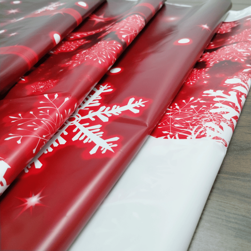 Red Plastic Table Cloth