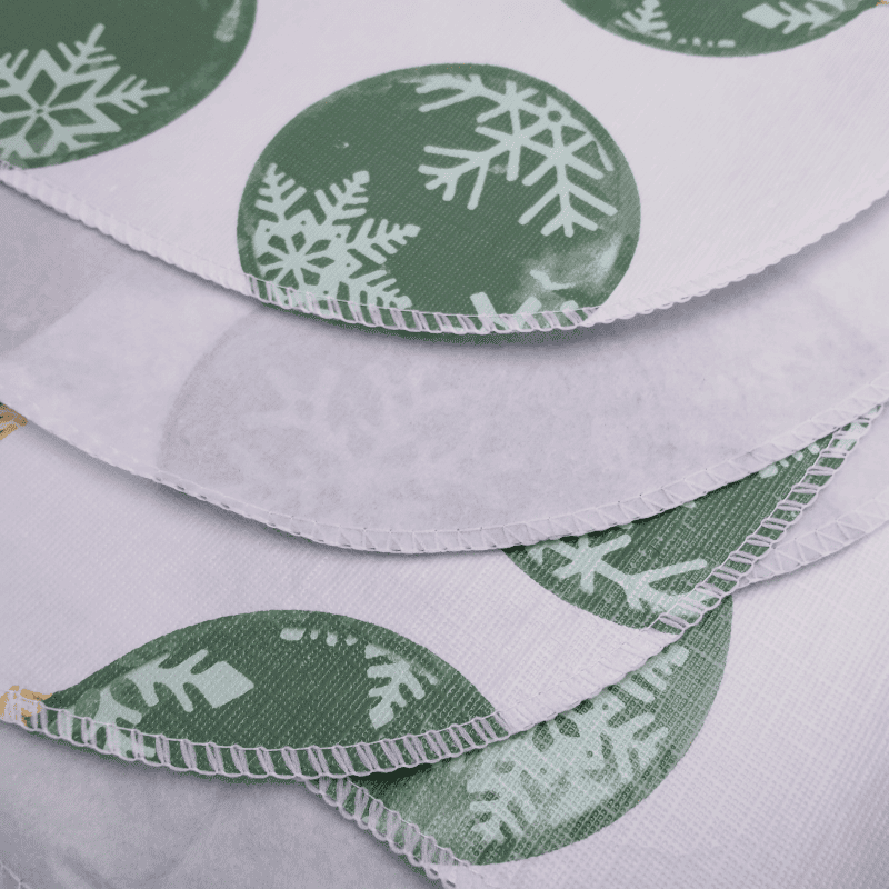 Christmas Ball Vinyl Tablecloth