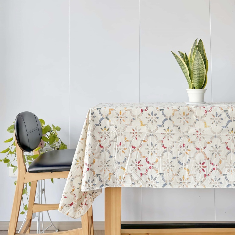 Elegant Beige Table Cloth