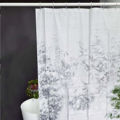 Forest Bathroom Curtain