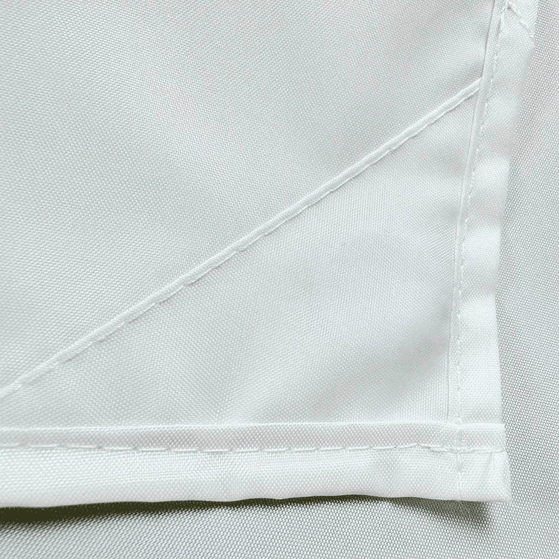 White Polyester Shower Curtain Liner
