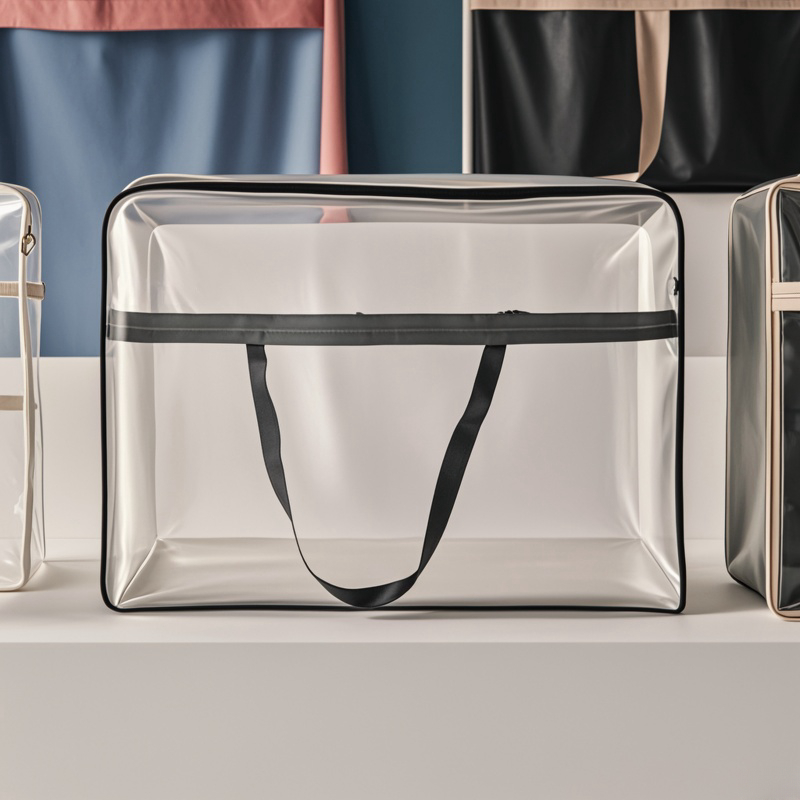Clear Vinyl Clothing Storage Bag