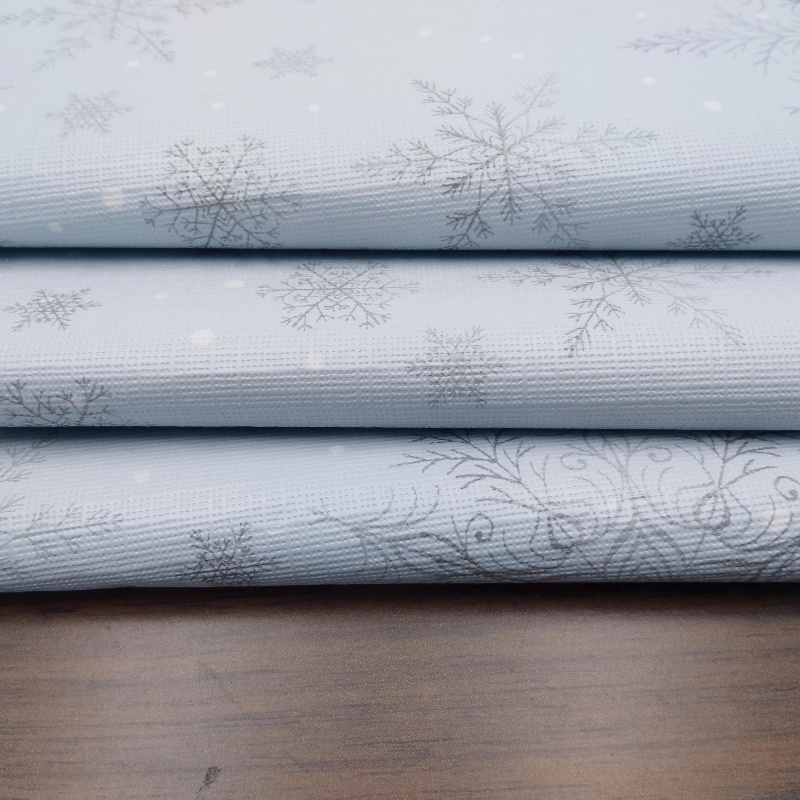 Blue Vinyl Tablecloth