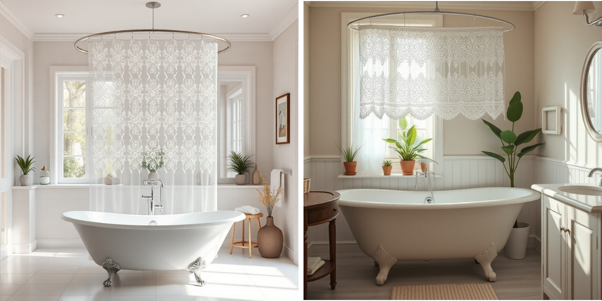 Le tende da doccia in pizzo sono facili da pulire? Cosa devi sapere