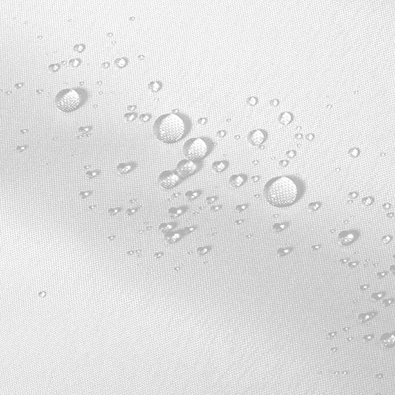 White Polyester Shower Curtain Liner