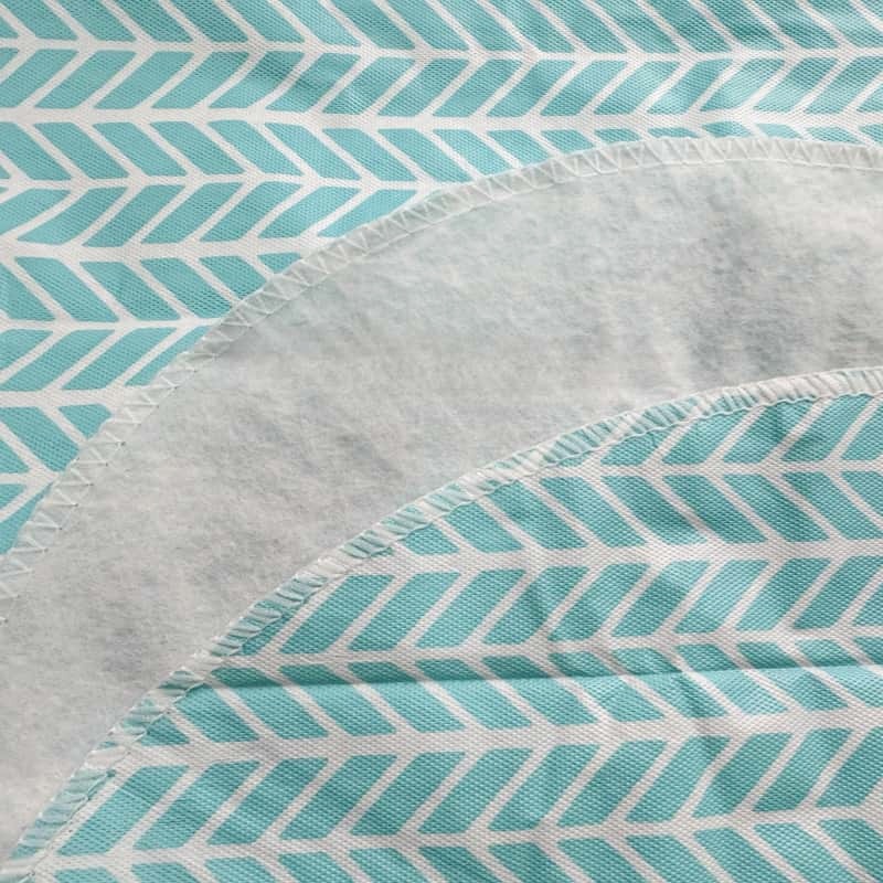 Toalha de mesa em plástico ciano