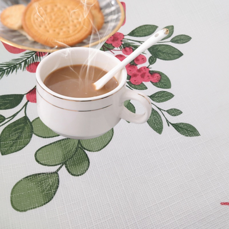 Modern Floral Tablecloth