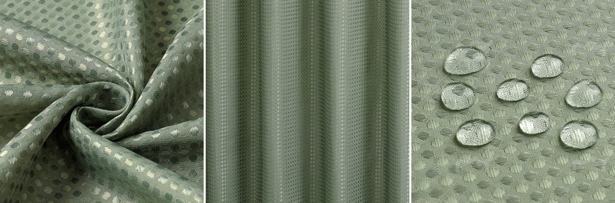 Waffle Fabric Shower Curtain Liner Waffle Fabric Shower Curtain Liner