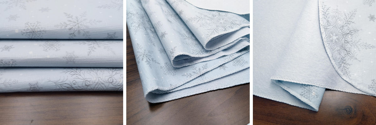 Blue Vinyl Tablecloth Blue Vinyl Tablecloth