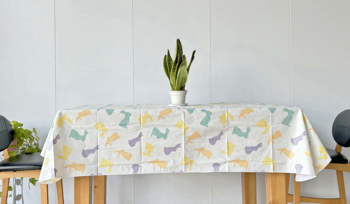 Cartoon Rabbit Table Cloth Cartoon Rabbit Table Cloth