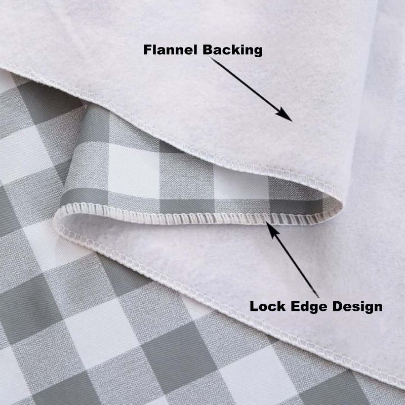 Bordsskydd med flanellback