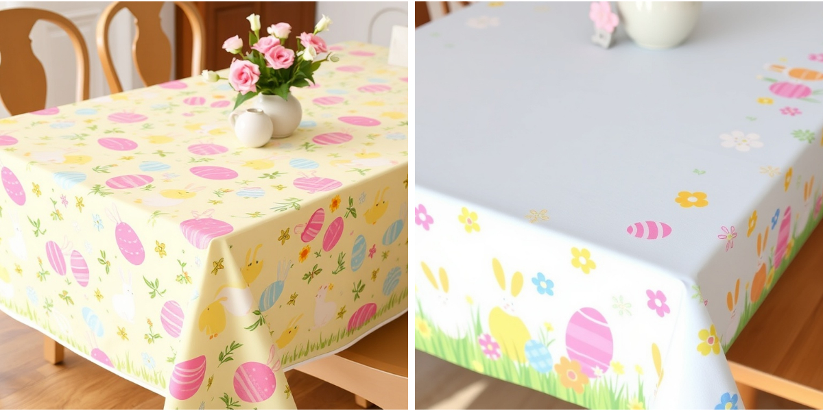 أفضل مفرش طاولة لعيد الفصح لحفلات الربيع الداخلية والخارجية