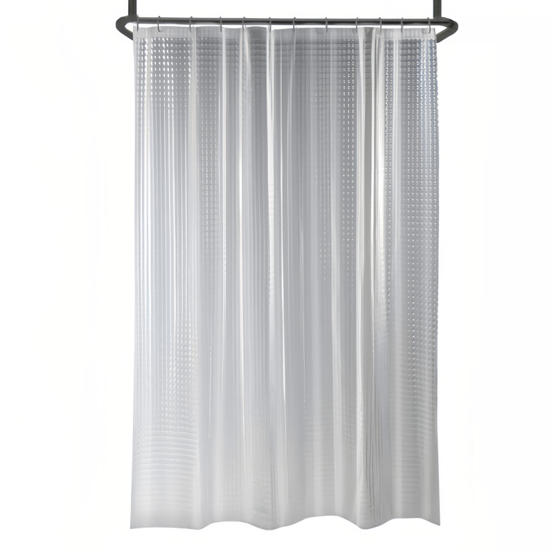 Clear Vinyl Shower Curtain