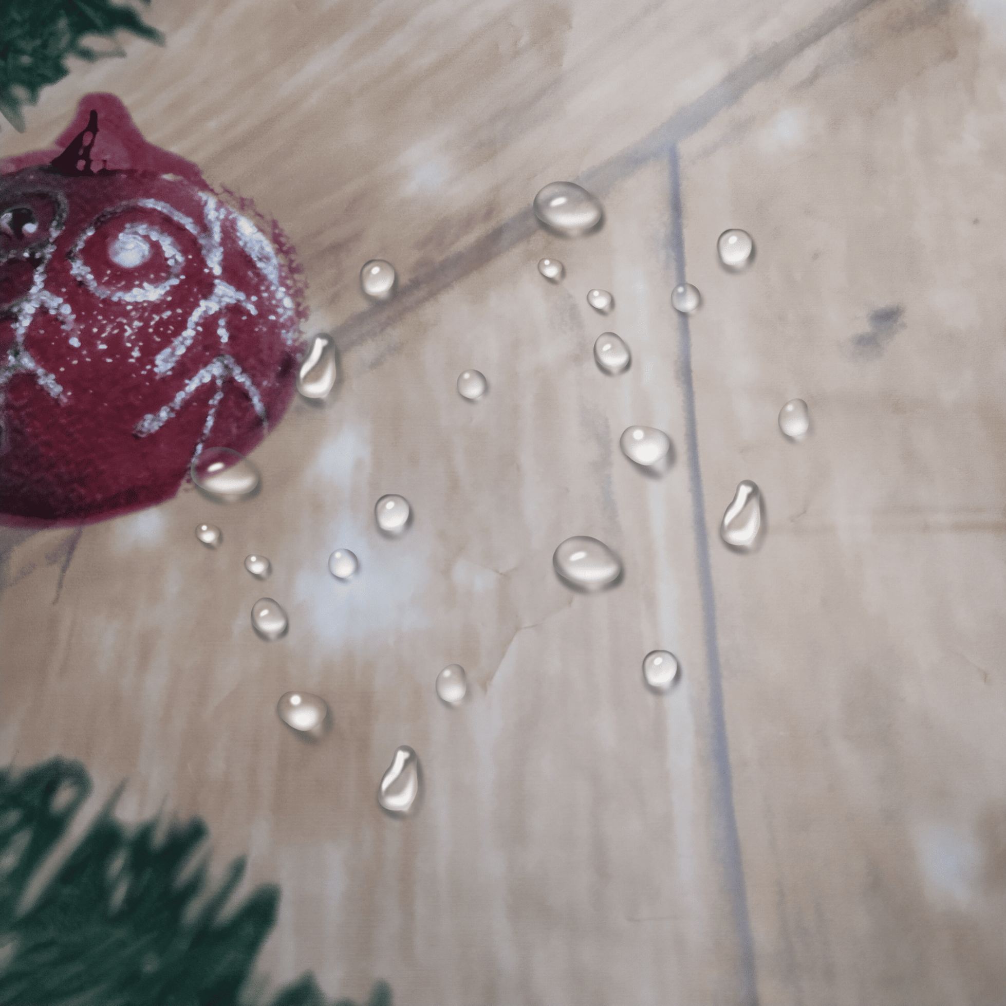 Christmas Gift Shower Curtain