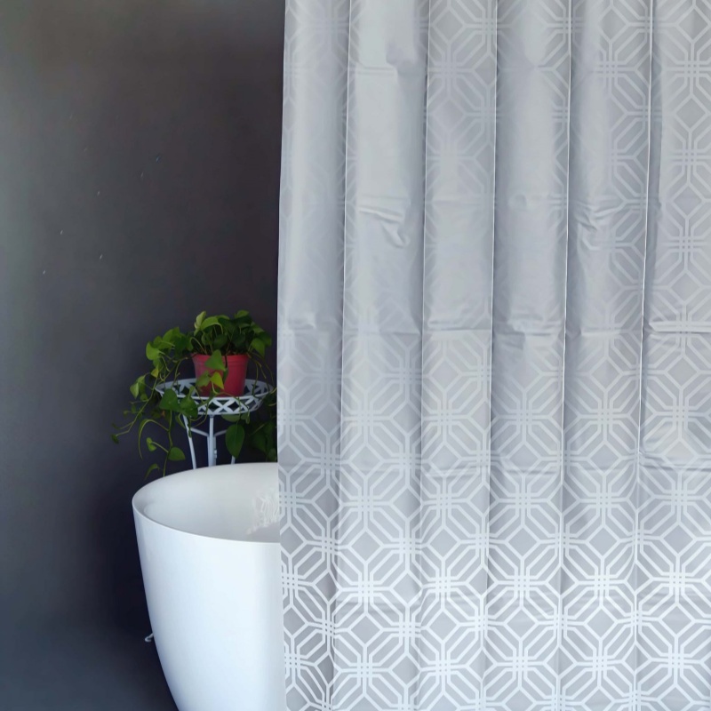 Grey Shower Curtain