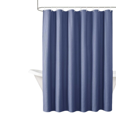 Extra Long Fabric Shower Curtain 3D