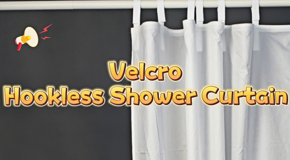 Jiayuan Unveils Hookless Velcro Shower Curtain for Effortless Bathroom Style and Functionality