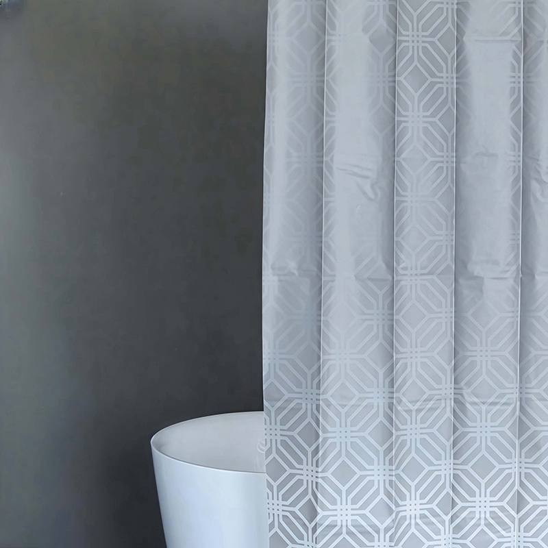 Regular Geometry Bathroom Curtain