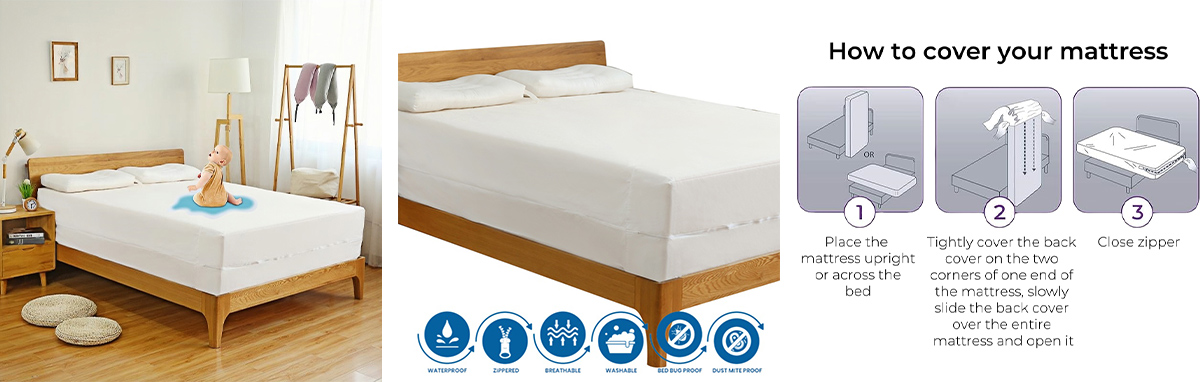 Vinyl Mattress Protector Zippered Vinyl Mattress Protector Zippered