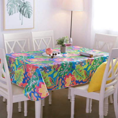 Heavy Duty Vinyl Tablecloth with Flannel Backing