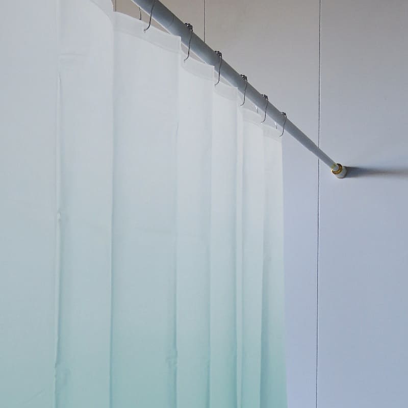 Vinyl Green Shower Curtain